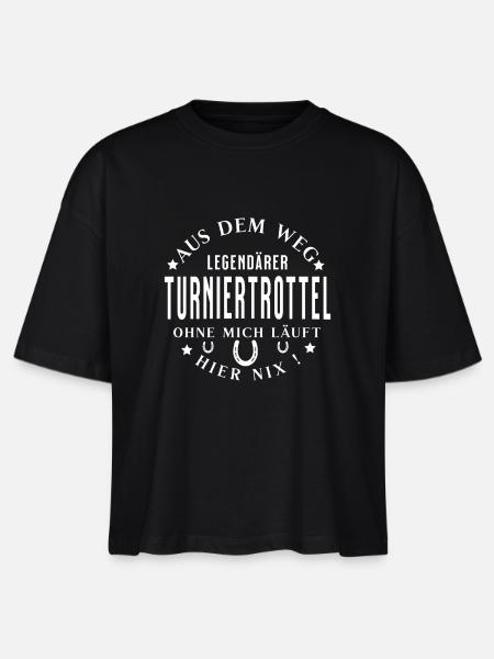 Legendärer Turniertrottel - Stanley/Stella Frauen Boxy Bio-T-Shirt Nova - Schwarz