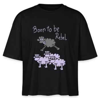moutons rebelles pour les chemises foncées - T-shirt bio NOVA Stanley/Stella Femme - noir - Devant - Anna (173cm)