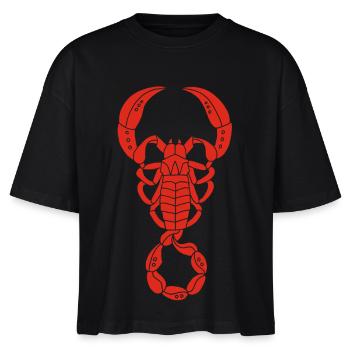 Scorpion rouge - T-shirt bio NOVA Stanley/Stella Femme - noir - Devant - Anna (173cm)