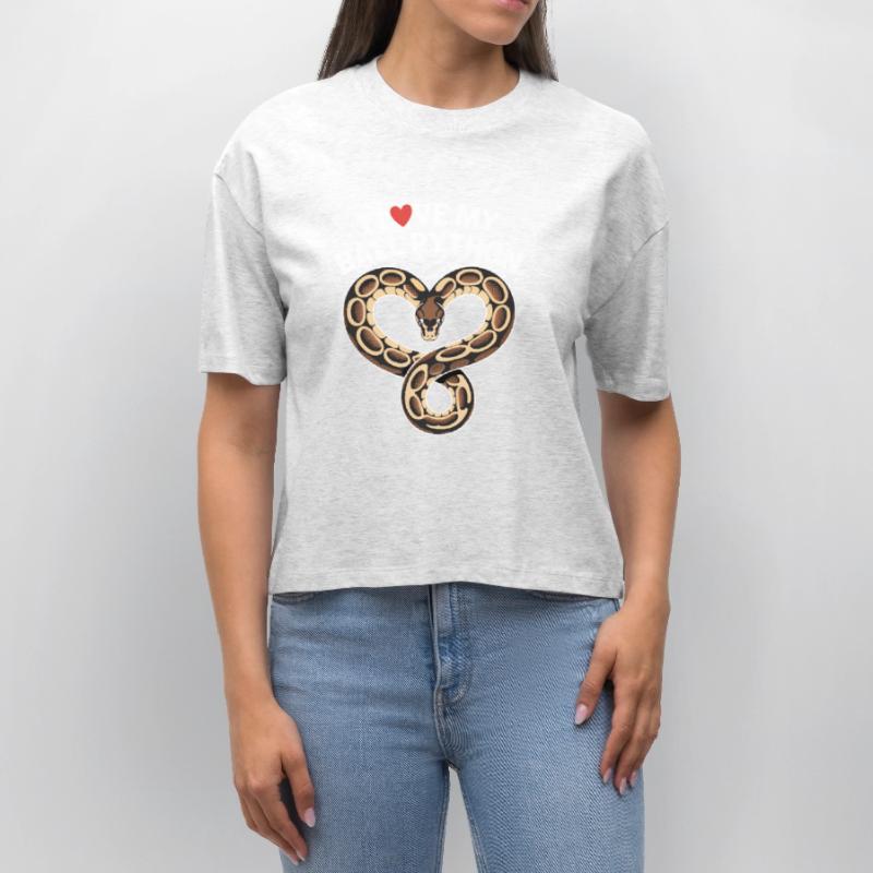 J’adore mon python royal ! Roi python T-shirt bio NOVA Stanley/Stella Femme