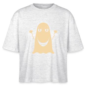 Geisti le sympathique fantôme - T-shirt bio NOVA Stanley/Stella Femme - blanc chiné - Devant - Anna (173cm)