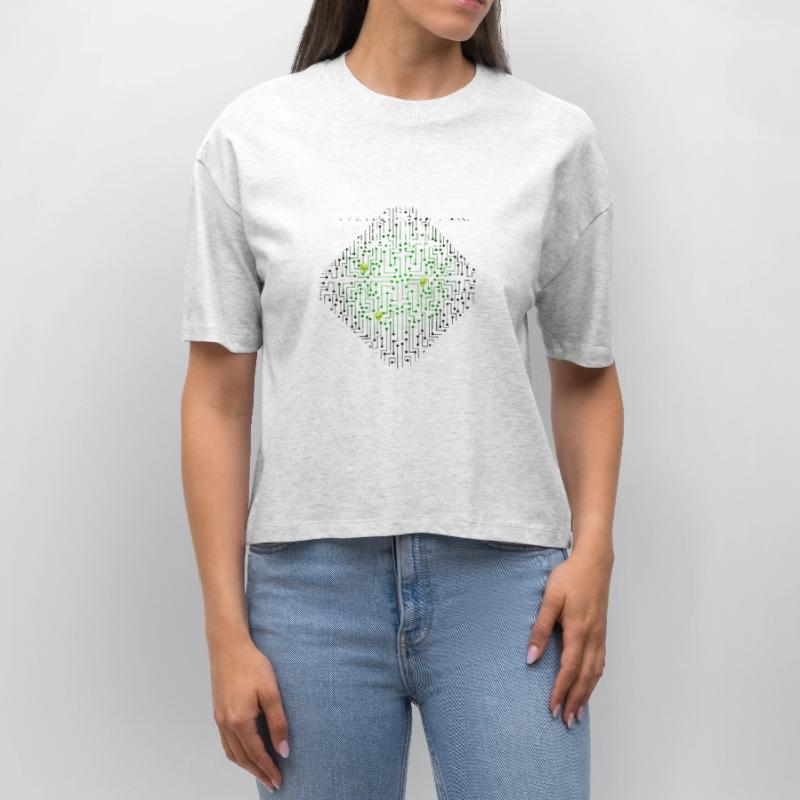 test code nerd joke proverbe pc programmeur geek i T-shirt bio NOVA Stanley/Stella Femme