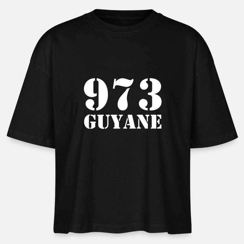 973 Guyane - Stanley/Stella Nova Women’s Boxy Organic T-Shirt - black