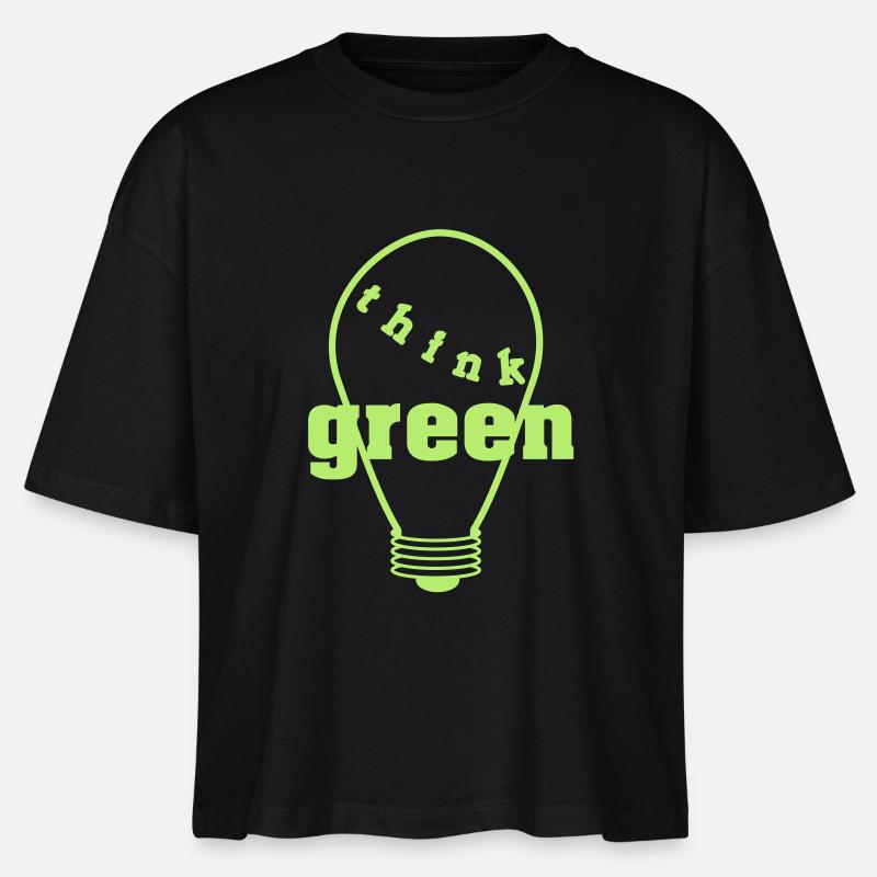 Think Green! - T-shirt bio NOVA Stanley/Stella Femme - noir