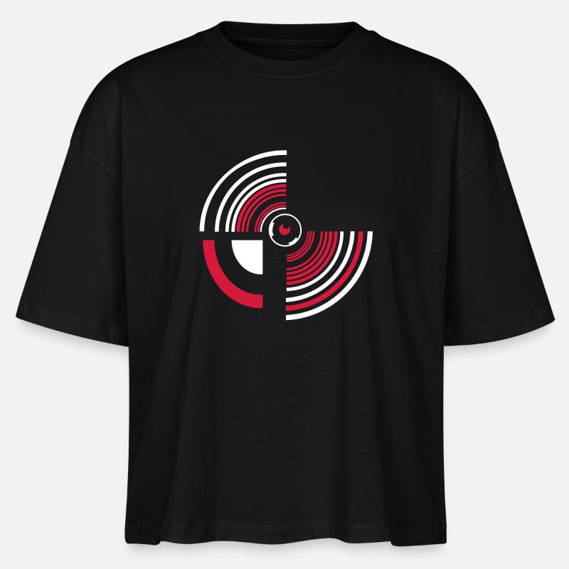 circle - Stanley/Stella Frauen Boxy Bio-T-Shirt Nova - Schwarz
