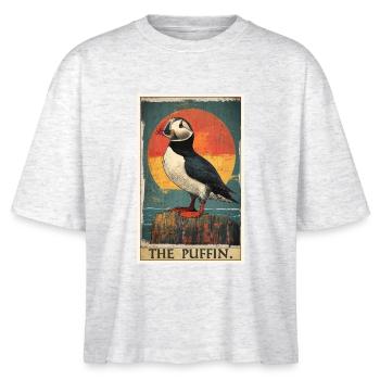 Puffin Papageientaucher - Stanley/Stella Frauen Boxy Bio-T-Shirt Nova - Weiß meliert - Vorne - Anna (173cm)
