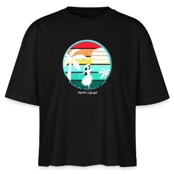 SUNSET DANCING - T-shirt bio NOVA Stanley/Stella Femme - noir - Devant - Anna (173cm)