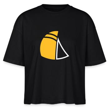 Départ - T-shirt bio NOVA Stanley/Stella Femme - noir - Devant - Anna (173cm)