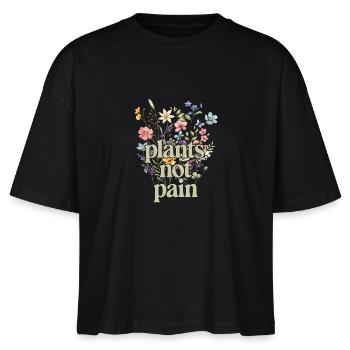 Des plantes, pas simples | Des plantes pas comme les autres - T-shirt bio NOVA Stanley/Stella Femme - noir - Devant - Anna (173cm)