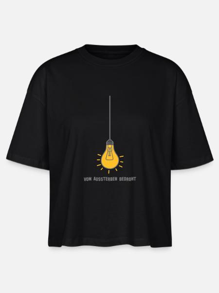 Vom Aussterben bedroht - V2 - Stanley/Stella Frauen Boxy Bio-T-Shirt Nova - Schwarz
