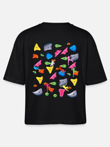 Bouldern Klettern Boulderer Boulder - Stanley/Stella Frauen Boxy Bio-T-Shirt Nova - Schwarz