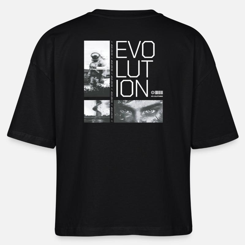 Evolution - do not stop - Stanley/Stella Nova Women’s Boxy Organic T-Shirt - black