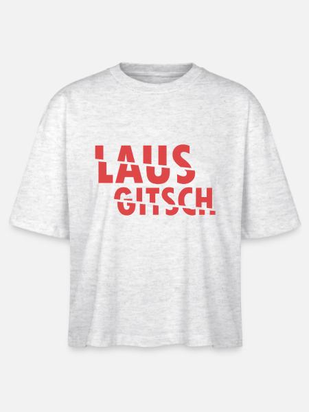 Lausgitsch - Stanley/Stella Frauen Boxy Bio-T-Shirt Nova - Weiß meliert