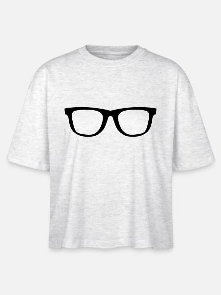 brille - Stanley/Stella Frauen Boxy Bio-T-Shirt Nova - Weiß meliert