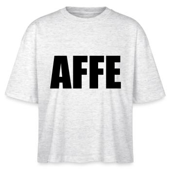 AFFE - Stanley/Stella Frauen Boxy Bio-T-Shirt Nova - Weiß meliert - Vorne - Anna (173cm)