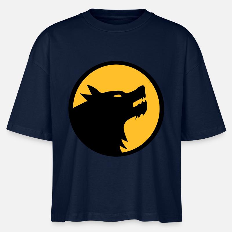 wolf_11a2c - Stanley/Stella Nova Women’s Boxy Organic T-Shirt - navy