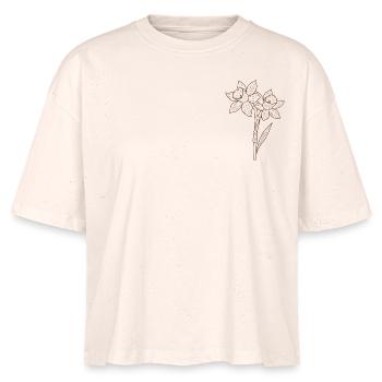 Jahrgang März - Stanley/Stella Frauen Boxy Bio-T-Shirt Nova - Natur - Vorne