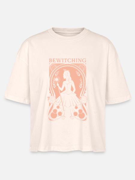 Wicked Glinda Design Bewitching - Stanley/Stella Frauen Boxy Bio-T-Shirt Nova - Natur