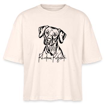 RHODESIAN RIDGEBACK Hunde Portrait Wilsigns - Stanley/Stella Frauen Boxy Bio-T-Shirt Nova - Natur - Vorne