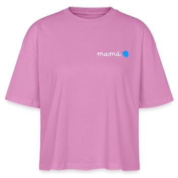 Byellas Mama Druck - Stanley/Stella Frauen Boxy Bio-T-Shirt Nova - Pink - Vorne