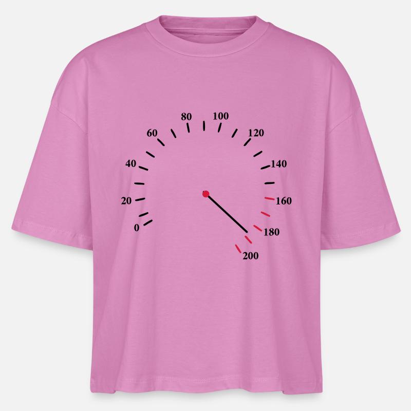 Speedometer Quick - Stanley/Stella Nova Women’s Boxy Organic T-Shirt - pink
