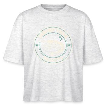 Association des crevettes | Aquatiques - T-shirt bio NOVA Stanley/Stella Femme - blanc chiné - Devant - Anna (173cm)