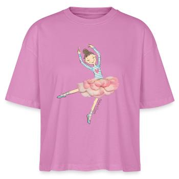 Danseuse étoile - T-shirt bio NOVA Stanley/Stella Femme - rose - Devant