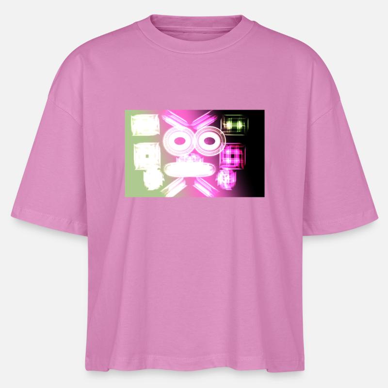 Figure/pattern - Stanley/Stella Nova Women’s Boxy Organic T-Shirt - pink