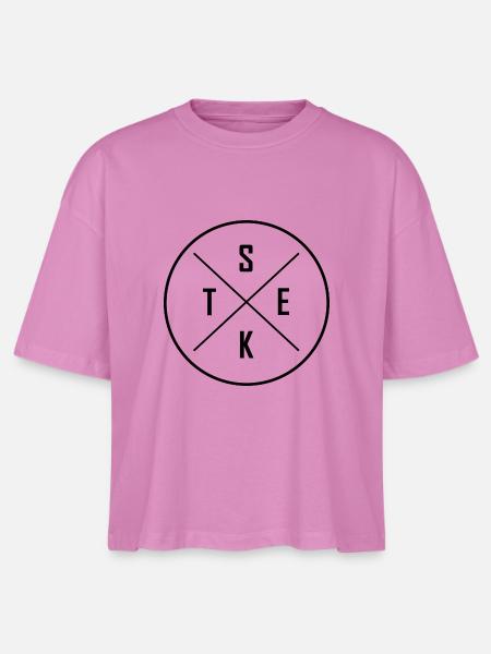 Sekt - Stanley/Stella Frauen Boxy Bio-T-Shirt Nova - Pink