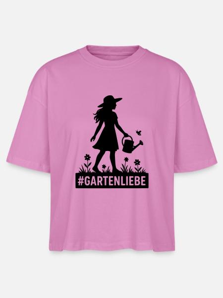 Gartenliebe - Stanley/Stella Frauen Boxy Bio-T-Shirt Nova - Pink