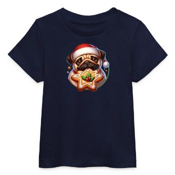 Mops - Baby Organic T-Shirt Baby Creator von Stanley/Stella - Weiß - Vorne
