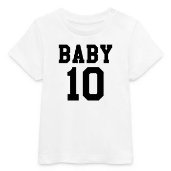 Baby 10 - Baby Organic T-Shirt Baby Creator von Stanley/Stella - Weiß - Vorne