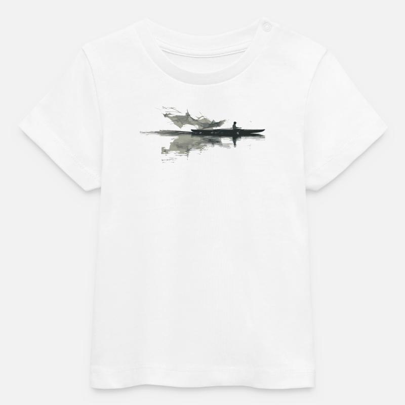 Rameur - T-shirt bébé bio Stanley/Stella - blanc