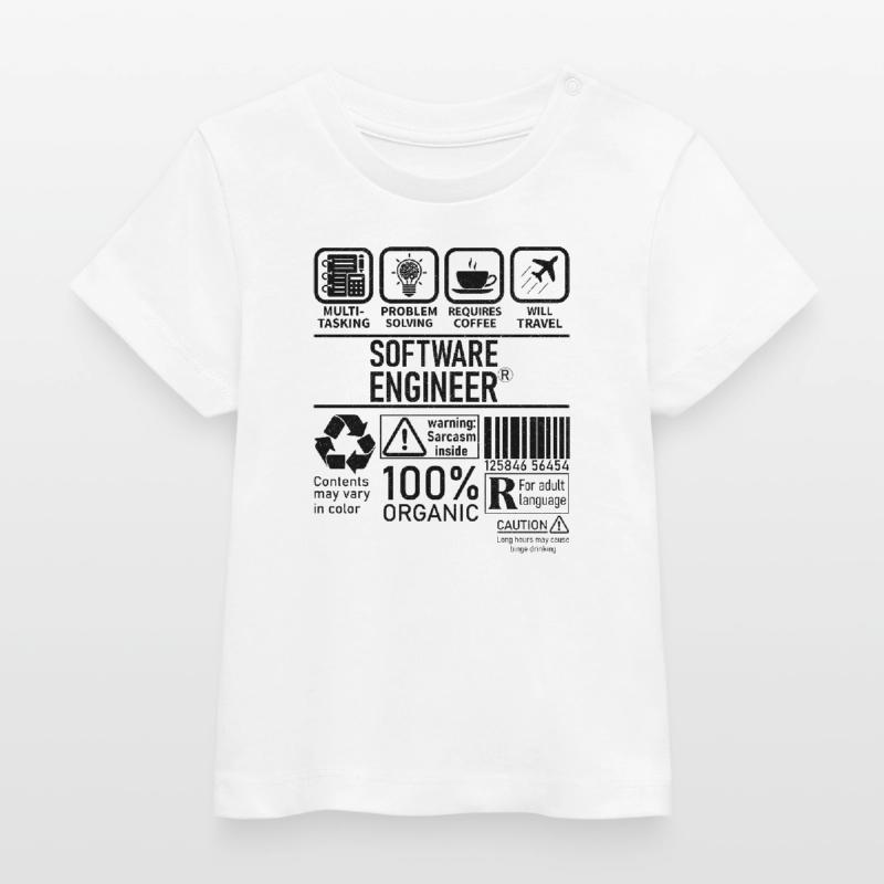 Software Engineer multi tasking problem solving Baby Organic T-Shirt Baby Creator von Stanley/Stella