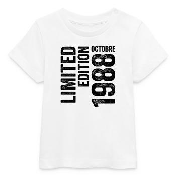 1988 - Baby Organic T-shirt by Stanley/Stella - white - Front