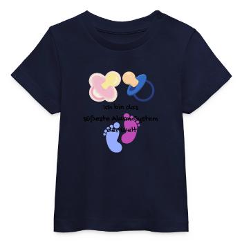 Ich bin ein süßes Alarm-System – Baby Outfit - Baby Organic T-Shirt Baby Creator von Stanley/Stella - Weiß - Vorne