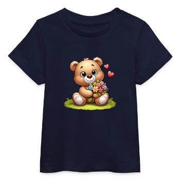 teddy bear 3 - T-shirt bébé bio Stanley/Stella - blanc - Devant