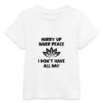 Yoga Meditation Spa - Baby Organic T-Shirt Baby Creator von Stanley/Stella - Weiß - Vorne