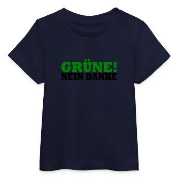 Grüne Nein Danke - Baby Organic T-Shirt Baby Creator von Stanley/Stella - Weiß - Vorne