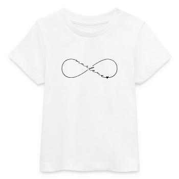 Marlene Name Infinity Symbol - Baby Organic T-shirt by Stanley/Stella - white - Front