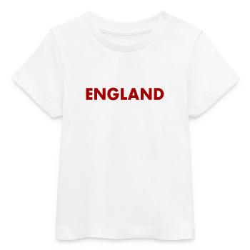 angleterre - T-shirt bébé bio Stanley/Stella - blanc - Devant