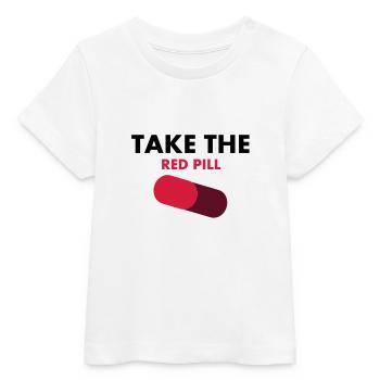 take_the_red_pill - Camiseta bebé orgánica de Stanley/Stella - blanco - delante