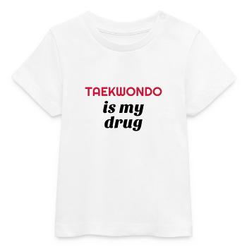 Taekwondo Taekwondoin Tae-Kwon-Do Tae Kwon Do - Baby Organic T-shirt by Stanley/Stella - white - Front