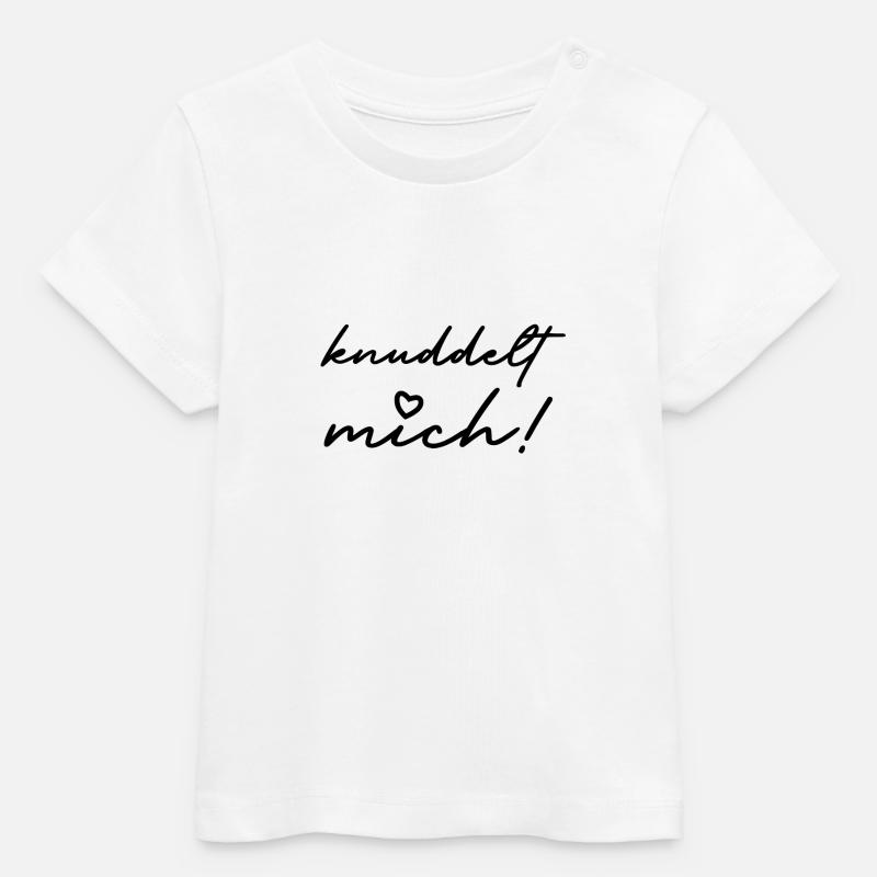 Fais-moi un câlin! - T-shirt bébé bio Stanley/Stella - blanc