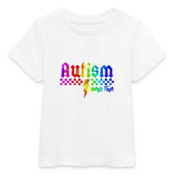 Autism awareness different different better - Baby Organic T-shirt by Stanley/Stella - white - Front