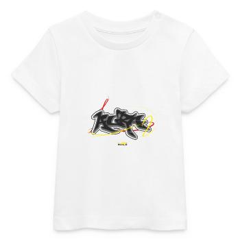 Aura Graffiti - Baby Organic T-shirt by Stanley/Stella - white - Front