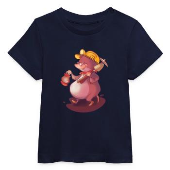 Mole métro - T-shirt bébé bio Stanley/Stella - blanc - Devant