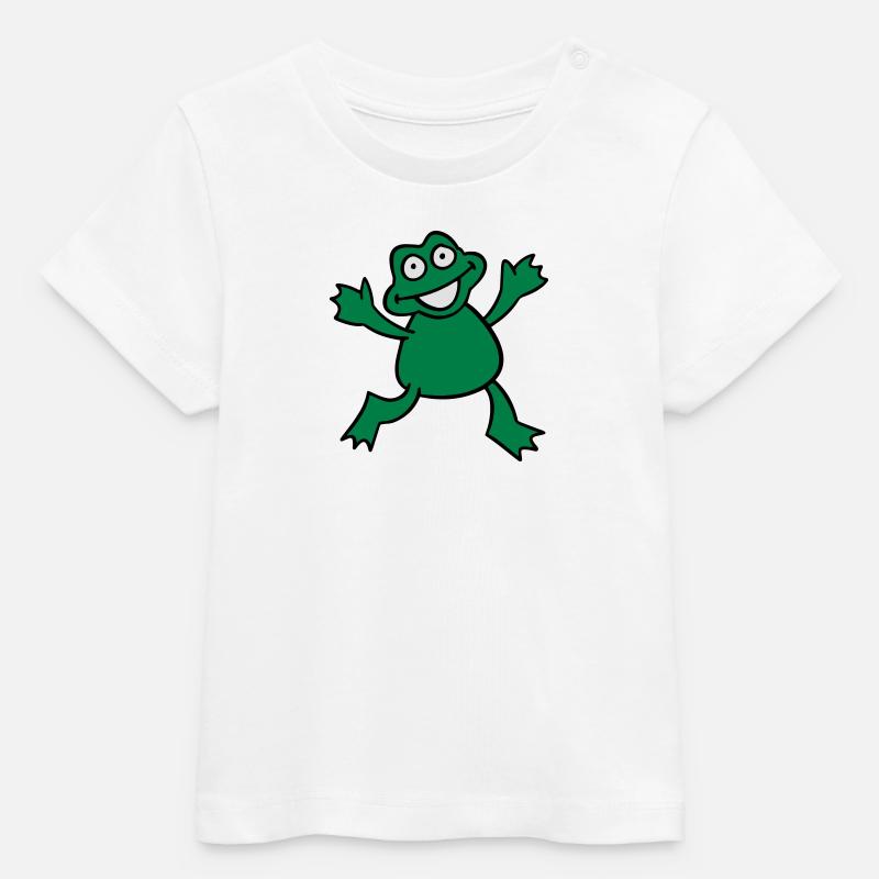 grenouille - T-shirt bébé bio Stanley/Stella - blanc