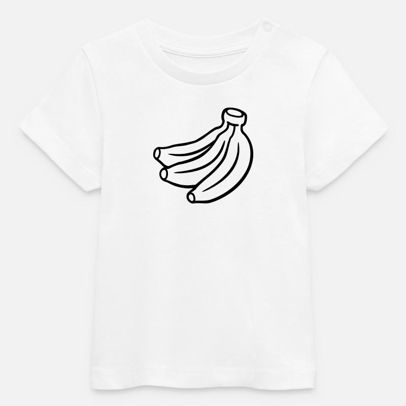 Banana - T-shirt bébé bio Stanley/Stella - blanc