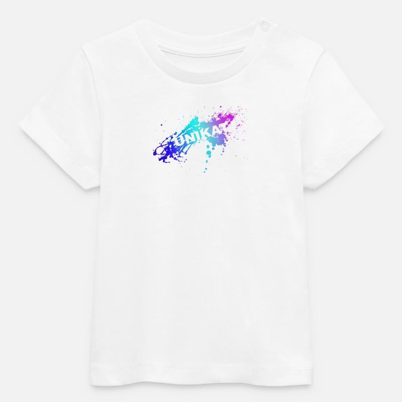 UNIKAT - T-shirt bébé bio Stanley/Stella - blanc